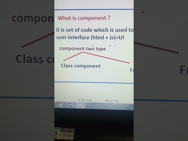 What is the component #coding #technosunita #webdesigntutorial #react