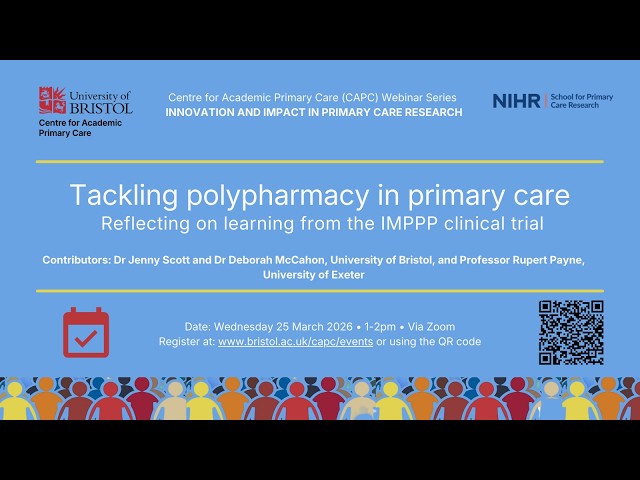 Tackling polypharmacy in primary care: Reflecting on learning from the IMPPP clinical trial webinar
