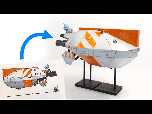 Kitbashing a Spaceship From Concept Art