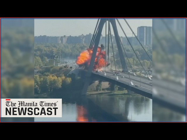Russian strikes hit Kyiv as German chancellor visits Ukraine