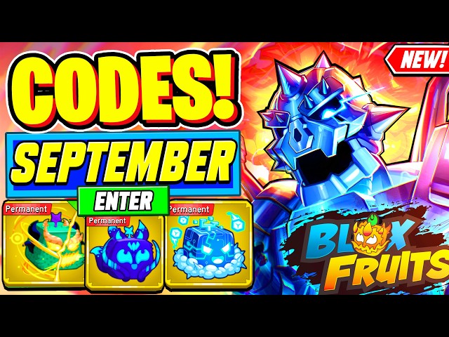 ⚠️New⚠️ ALL WORKING CODES For Blox Fruits In September 2026 - Roblox Blox Fruits Codes 2026
