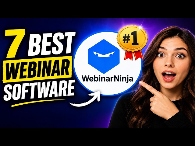 7 Best Webinar Software in 2026 (Ranked) | Why WebinarNinja Wins