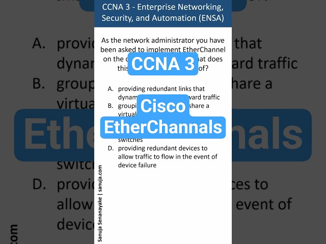 EtherChannel on the corporate network - CCNA Bite 47