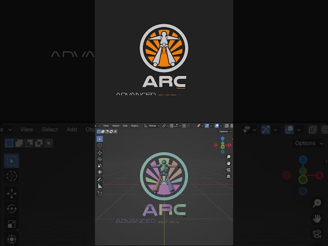 #logo #3danimation I created in #blender for the one and only @PierrickPicaut_P2DESIGN  🎨🖌