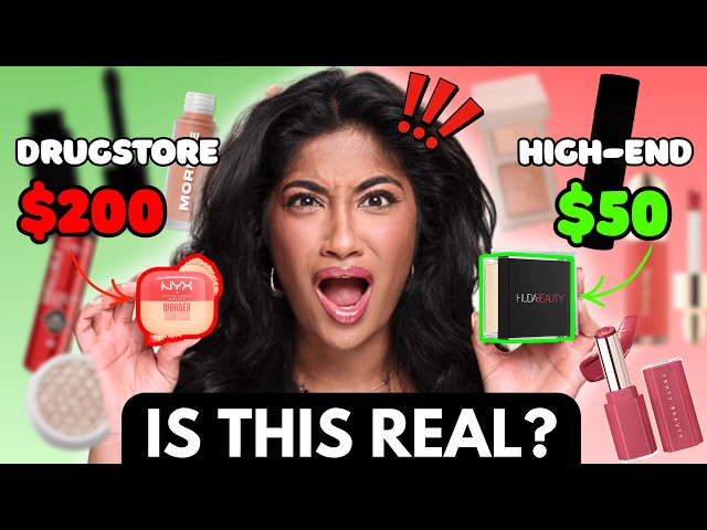 Is the Drugstore Makeup DUPE ACTUALLY Cheaper⁉️🤨 (we’re being scammed 😭)