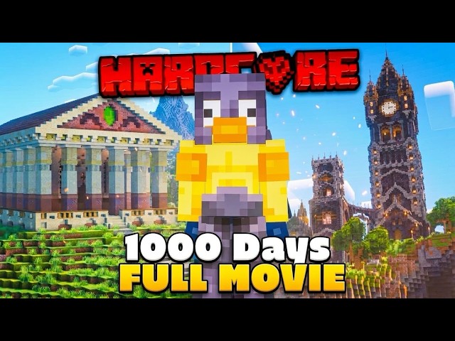 I Survived 1000 Days In Hardcore Minecraft (Full Movie)