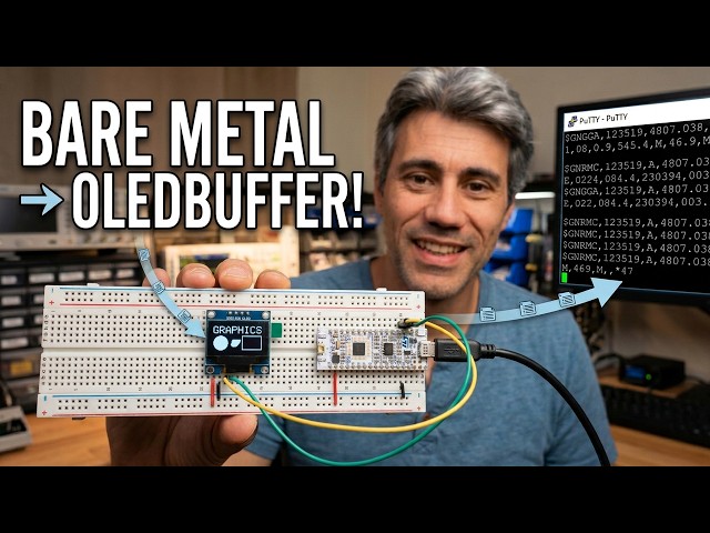 How to Actually Draw on an SSD1306 OLED (Bare-Metal)