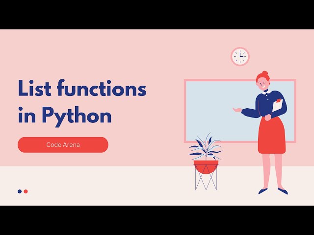 List Functions in Python | Python for beginner