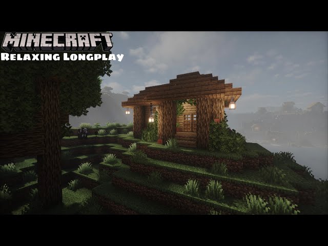 Go to sleep while I build a beginner River House | Cozy Minecraft Longplay (No Commentary)