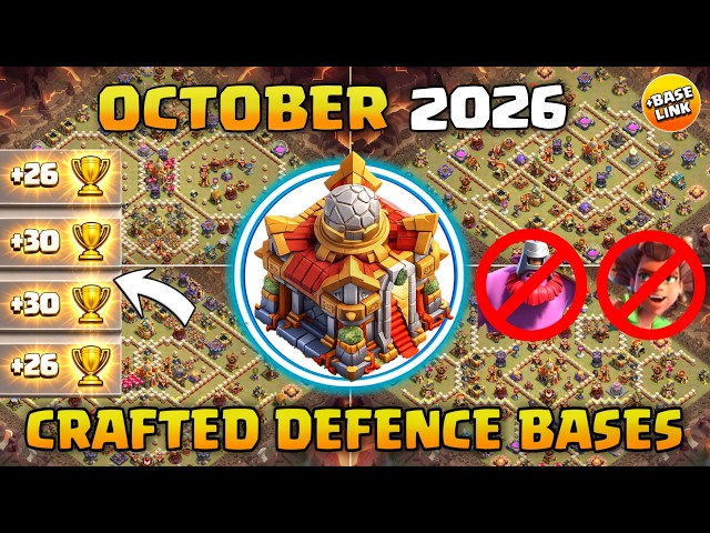 TOP 10! New Best Town Hall 16 (TH16) War/CWL Base Layout + Link 2026 | TH16 Trophy Base | COC