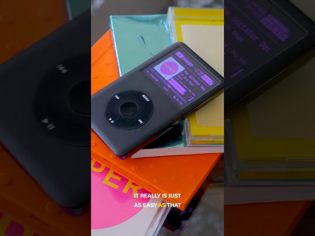 Ripping some CDs to my Modded iPod Classic!