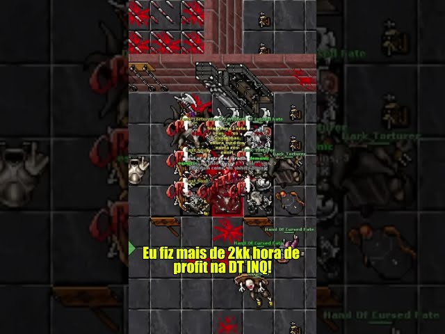 2KK/h Profit at DT Inq! 💰🔥 #Tibia #eliteknight
