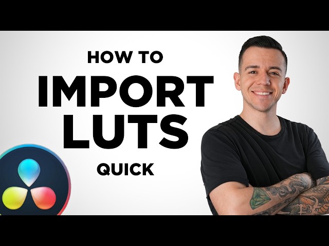 How to import LUTs - DaVinci Resolve (30 Seconds)