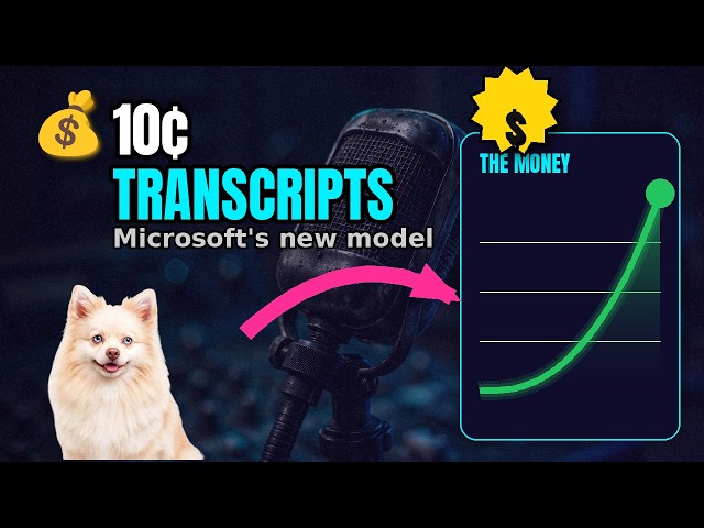 Sell Transcript Packs on MAI-Transcribe 2 Today (10¢/Hour, 2026)