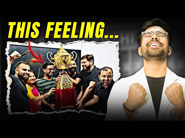 How It Feels When You Finally Become a NEET Topper 🔥
