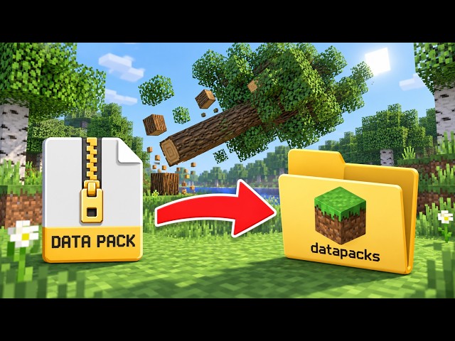 How to Download & Install Data Packs in Minecraft (NEW) Java Edition