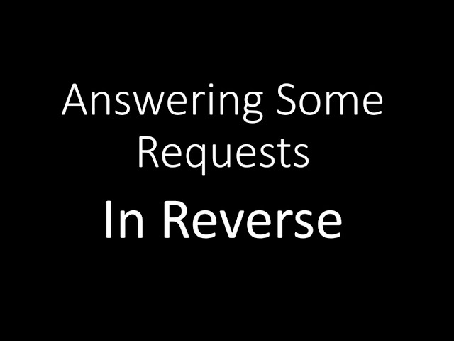 Cleaning Up and Making a Smoothie In Reverse