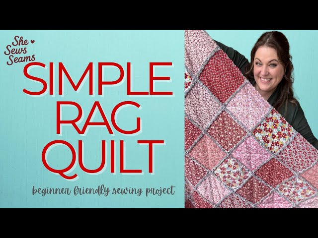 Beginner Rag Quilt Tutorial | The Easiest Quilt You’ll Ever Sew (No Binding, No Batting, No Stress!)