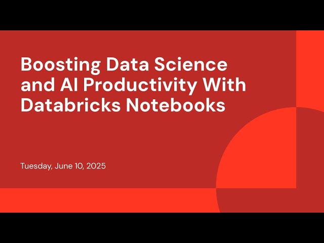 Boosting Data Science and AI Productivity With Databricks Notebooks