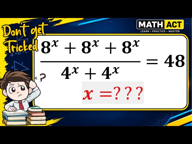 A Clever Exponent Trick! Solve for x