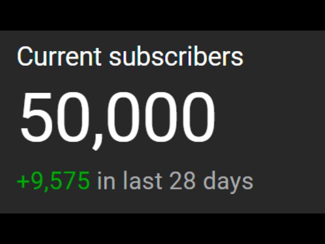 streaming till i hit 50k subs