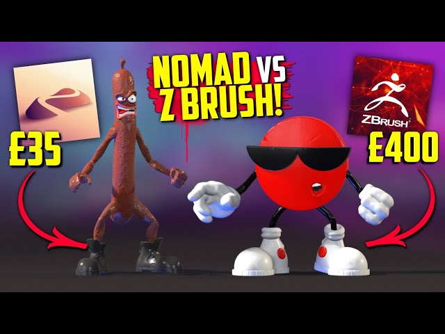 £35 VS £400?!?! Zbrush & Nomad sculpt the difference is crazy!