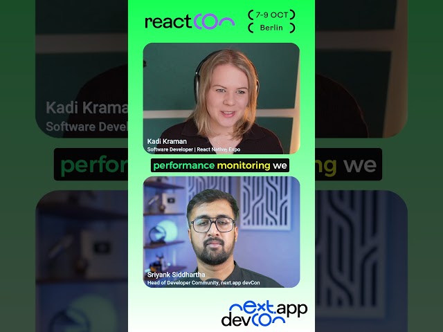 Observability vs Performance Monitoring in React Native | Kadi Kraman | reactCon #shorts