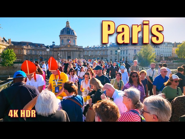Walking Paris as Pope Leo XIV Visits Notre-Dame! | 4K Paris Walk (Sept 25, 2026)