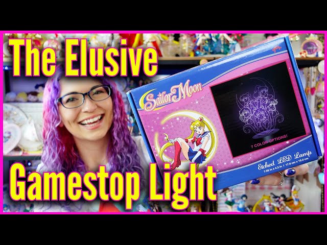 I FOUND IT! Reviewing The Elusive Sailor Moon Etched LED Lamp from Gamestop