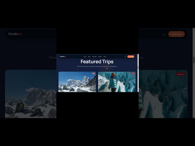build a fully responsive adventure website