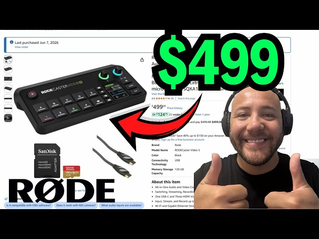 RØDECaster Video S for $499?!