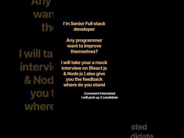 Comment Interested #programming #react #node #coding #dsa #coder #learn