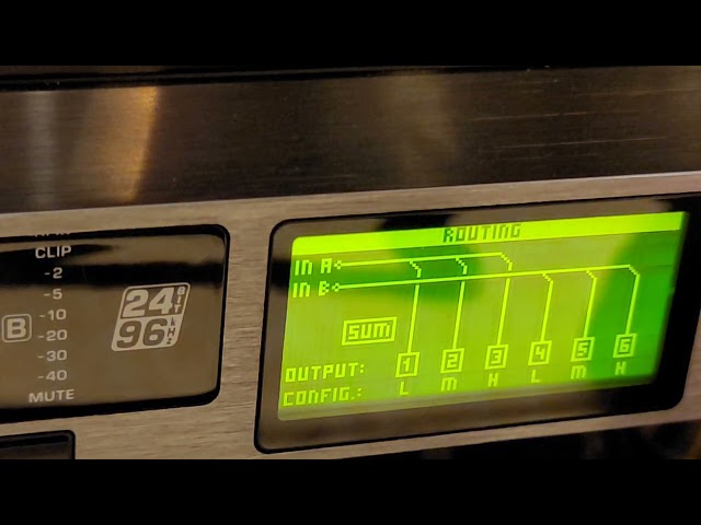 Setting up an Active crossover using the Behringer Ultradrive DCX 24/96