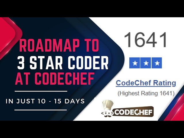 Roadmap to 3 star coder at Codechef | codechef rating system | In just 10 - 15 Days | 2021
