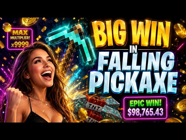 BIG WIN IN FALLING PICKAXE — I CAN'T BELIEVE IT!