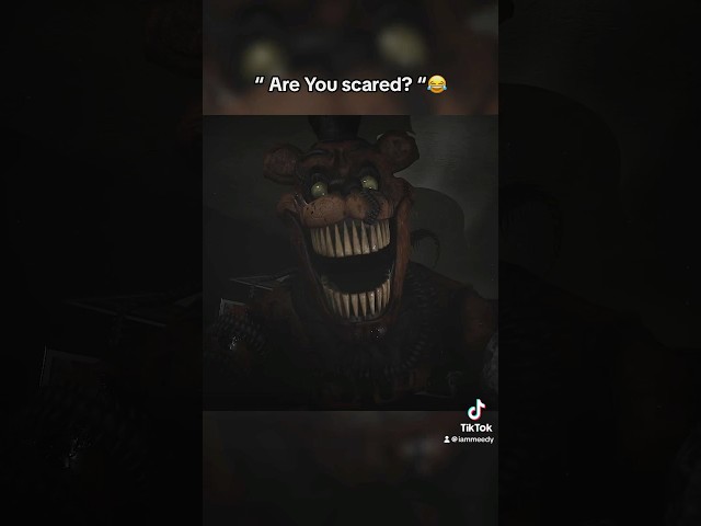 we’re scared… #fnaf #funny #shorts #horrorshorts #funnymoments #fivenightsatfreddys #fyp