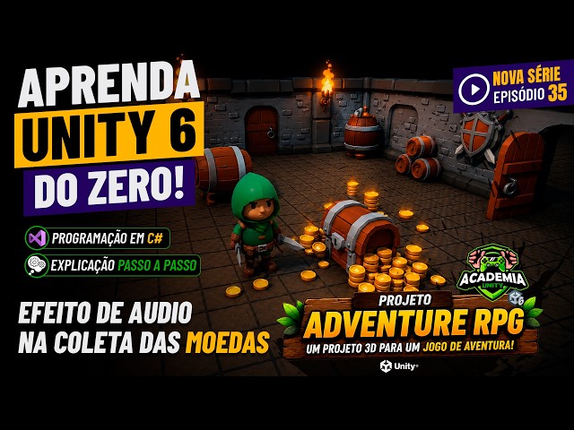 Unity 6 - Adventure RPG 3D - Adding Coin Pickup Sound Effects #35