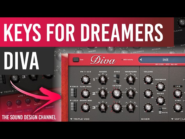 DIVA Tutorial | Beautiful Keys for Melodic House | All Day I Dream, Anjunadeep, Lane 8