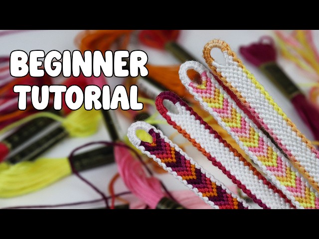 Bordered Chevron bracelet tutorial - beginner friendly!