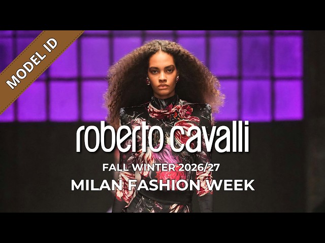 Roberto Cavalli Fall Winter 2026/27 Fashion Show Model ID | Milan Fashion Week