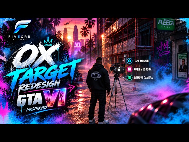 [Free] Forb_target_VI — GTA VI Inspired Targeting System for FiveM | ox_target Redesign