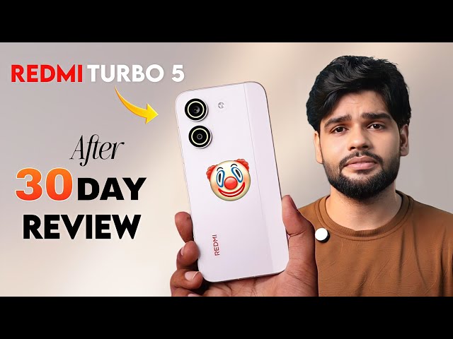 Redmi Turbo 5 After 30 days - Honest Review (Heating Issue + Performance + Battery)