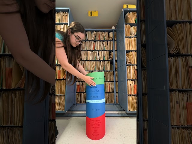 World's Largest 3D Printed Stratigraphic Core #3dprinting #geology #3dmodel