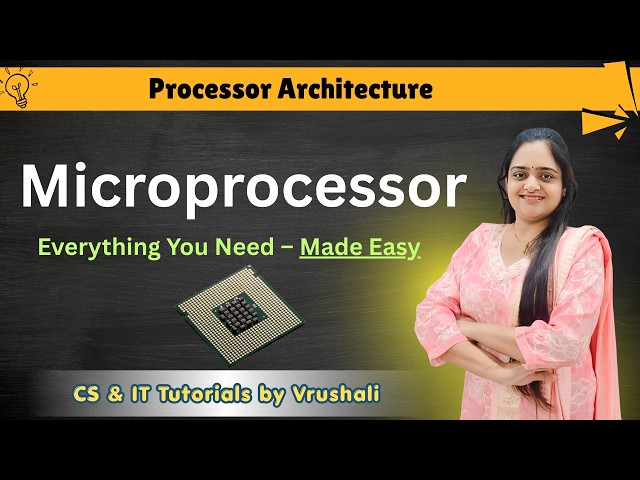 PAI 1: Everything About Microprocessor with Examples. @csittutorialsbyvrushali