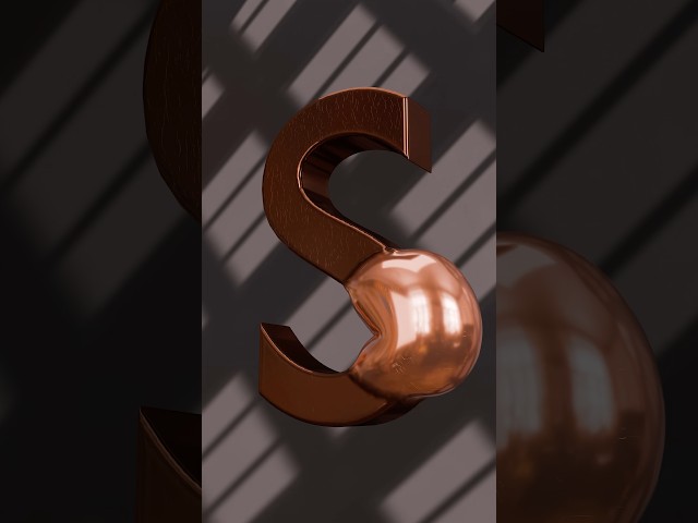 Blender bubble text animation