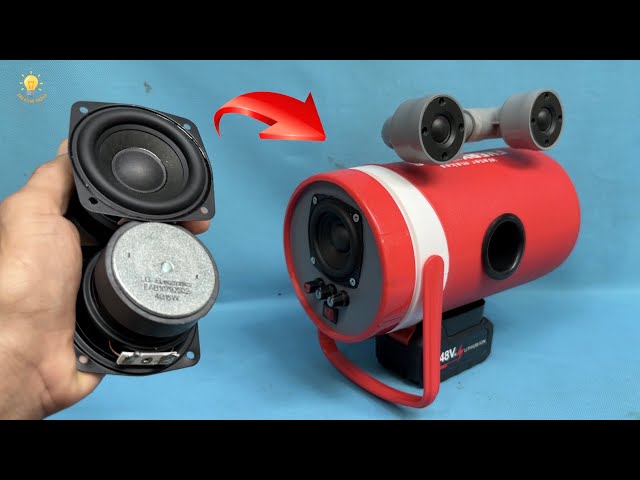 How to Make a Powerful Bass Bluetooth Speaker from a Thermal Flask! You'll Be Amazed