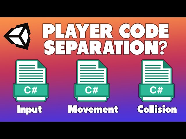 Breaking up Code in Unity (Important game dev tips for beginners)