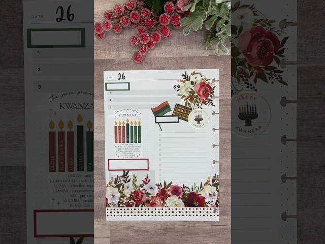 #planmas Day 26 of 31 Days Daily Planning