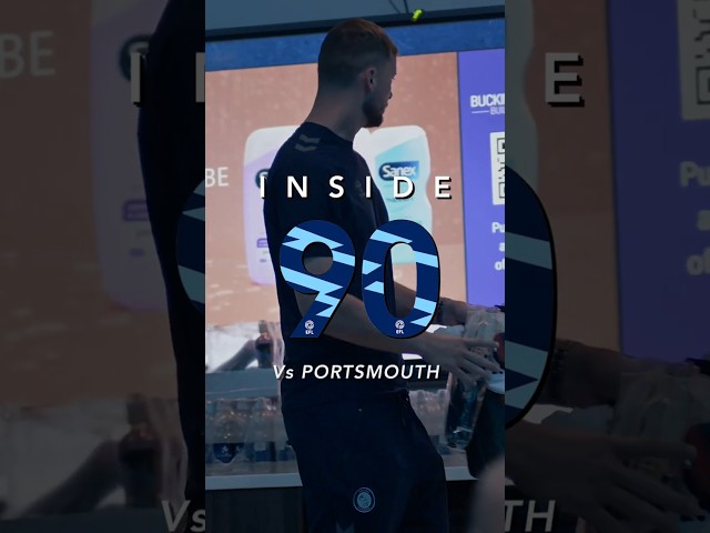 Inside 90: Wycombe 3-1 Portsmouth #football #efl #wycombewanderers #portsmouthfc