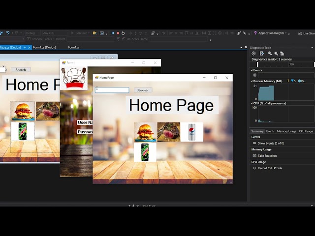 Search Bar Windows Forms | human computer interaction sohar university